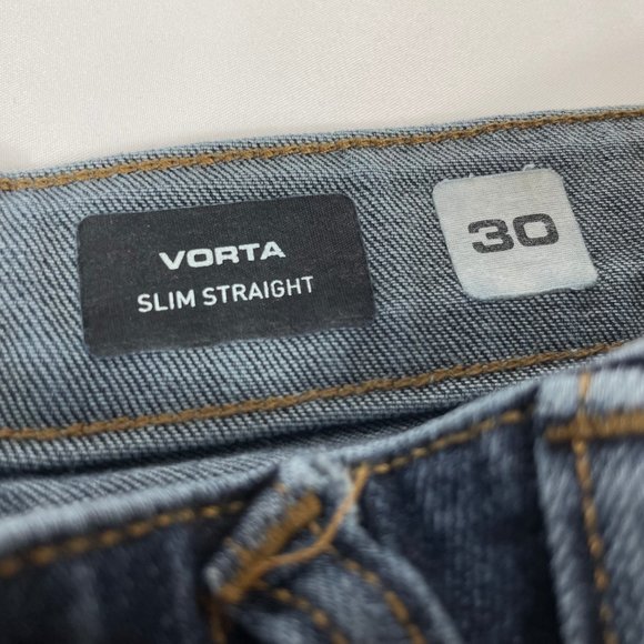 Mens Volcom Vorta Slim Straight Denim Jeans 30 - Picture 10 of 12